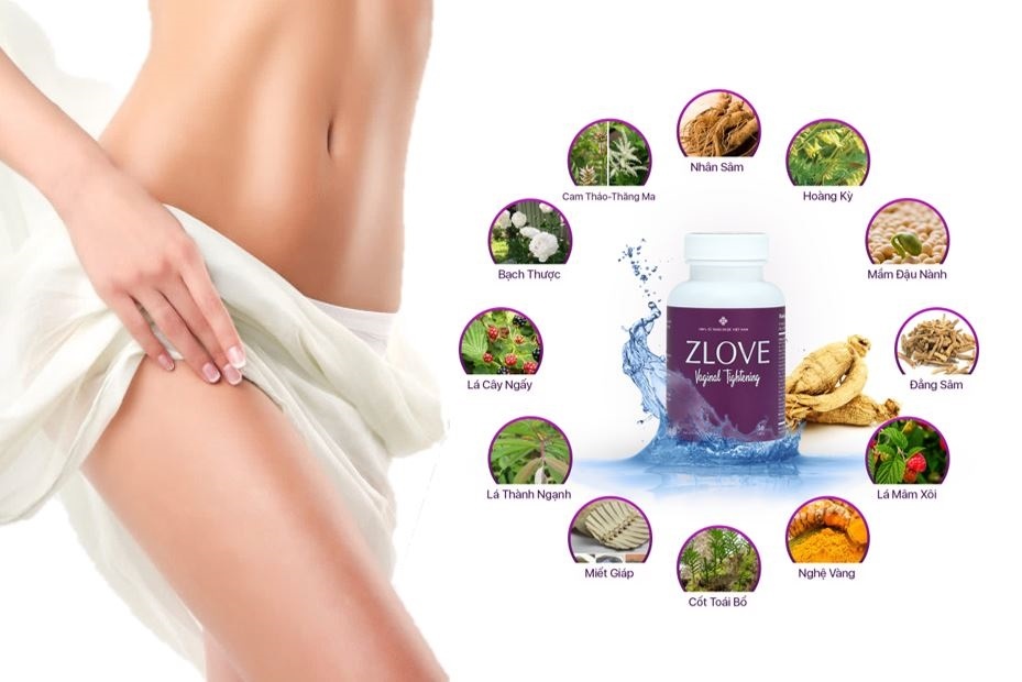Viên uống Zlove giúp phái nữ cân bằng nội tiết tố, săn chắc vùng kín