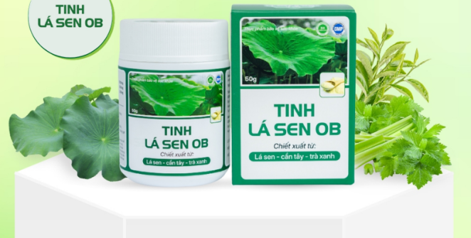 TInh lá sen ob hỗ trợ giảm cân