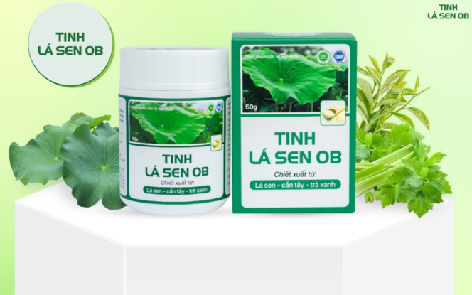 TInh lá sen ob hỗ trợ giảm cân